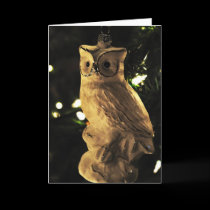 Christmas Owl cards by _Krash_ Christmas Owl cards