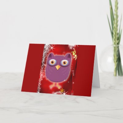 Christmas Owl cards