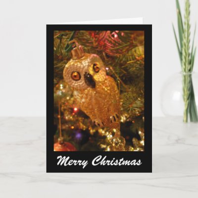 christmas owl cards