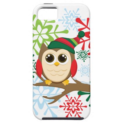 Christmas owl iPhone 5 cases