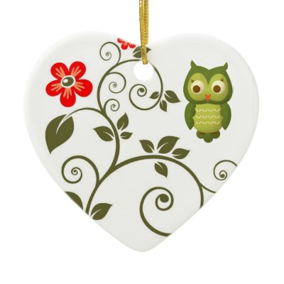 Christmas Owl Christmas Ornament