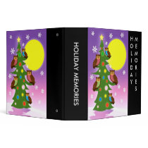 Christmas owls binders