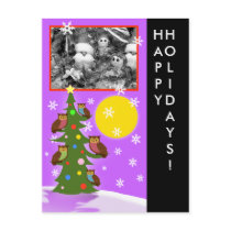 Christmas owls.. postcards