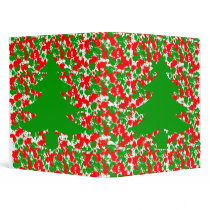 Christmas Paint Splatter Red & Green binders