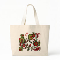 Christmas Paisley Bag