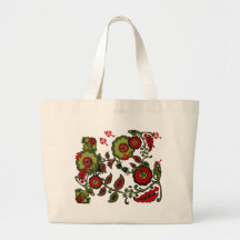 Christmas Paisley Bag