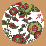 Christmas Paisley Sticker stickers