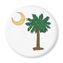 Christmas Palmetto magnets