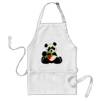 Christmas Panda aprons