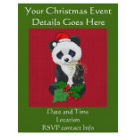 Christmas Panda flyers