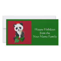 Christmas Panda photo cards
