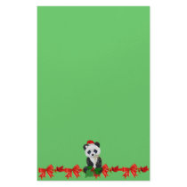 Christmas Panda stationery