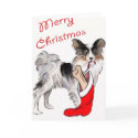 Christmas_Papillon cards by knewfy Christmas_Papillon cards