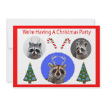 christmas party card personalized announcement