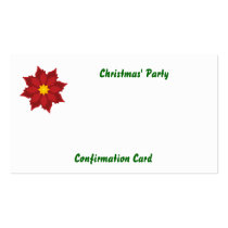 Christmas' Party-Customize business cards