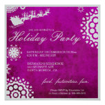 Christmas Party fancy Fun  Holiday Invitation