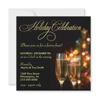 Christmas Party - Holiday Celebration Invitations