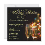 Christmas Party - Holiday Celebration Invitations invitation