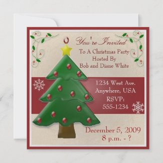 Christmas Party Invitation invitation