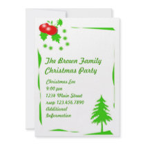 CHRISTMAS PARTY invitations