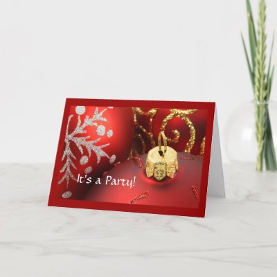 Christmas Party Invitations on Christmas Party Invitation Card From Zazzle Com