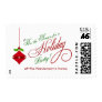 Christmas Party Invitation Postage Stamps