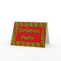 Christmas Party Invite cards by DonnasGreetingCards Christmas Party Invite cards