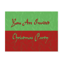Christmas Party Invited postcards