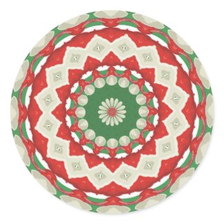 Christmas Patchwork sticker