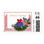 Christmas Patriotic postage