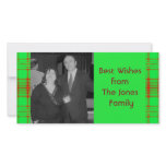 christmas pattern photo cards