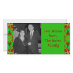 christmas pattern photo cards