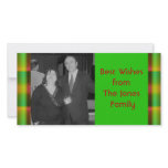 christmas pattern photo cards