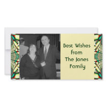 christmas pattern photo cards