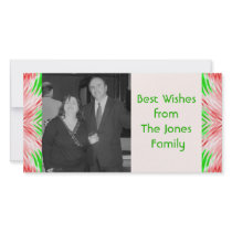 christmas pattern photo cards