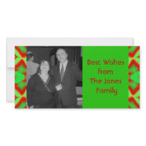christmas pattern photo cards
