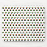 Christmas Pawprints Galore Computer Mousepad