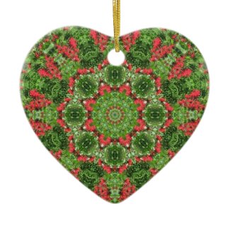 Christmas Peace Mandala Ornament