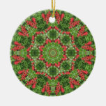 Christmas Peace Mandala Ornament
