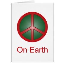Christmas Peace Sign Card