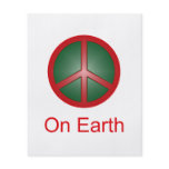 Christmas Peace Sign Flyer