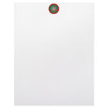 Christmas Peace Sign Custom Letterhead