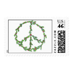 Christmas Peace Wreath Stamp