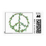 Christmas Peace Wreath Stamp