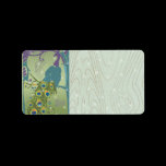Christmas Peacock Address Labels -