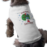 Christmas Peacock Doggie Tshirt