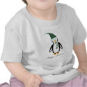 Christmas Penguin Baby Tshirt
