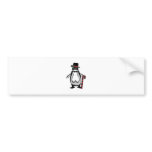 Christmas-Penguin bumper stickers
