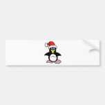 Christmas Penguin Bumper Stickers