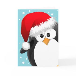 Christmas Penguin card